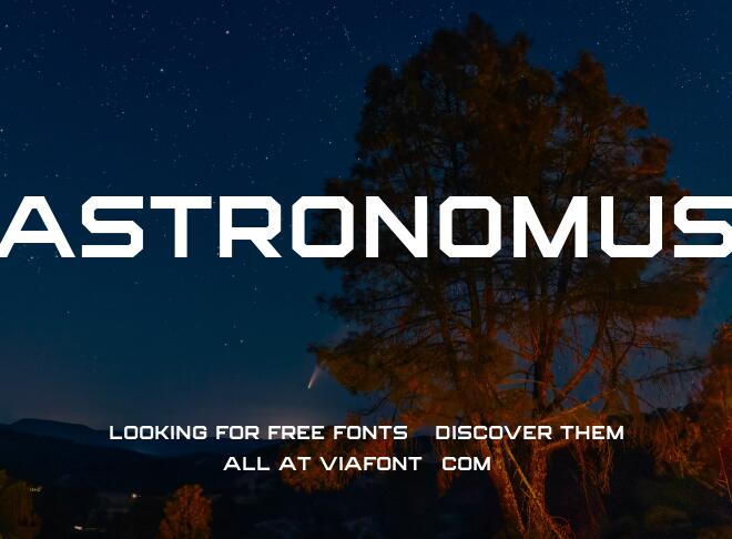 Astronomus Font