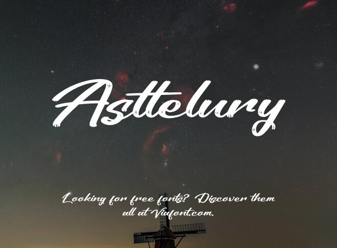 Asttelury Font