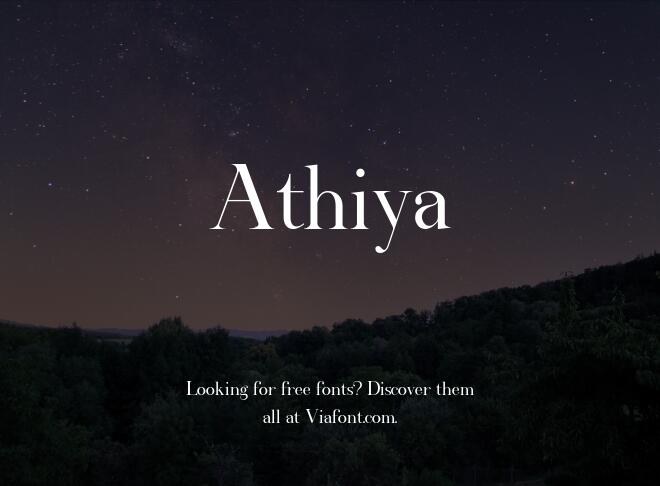 Athiya Font