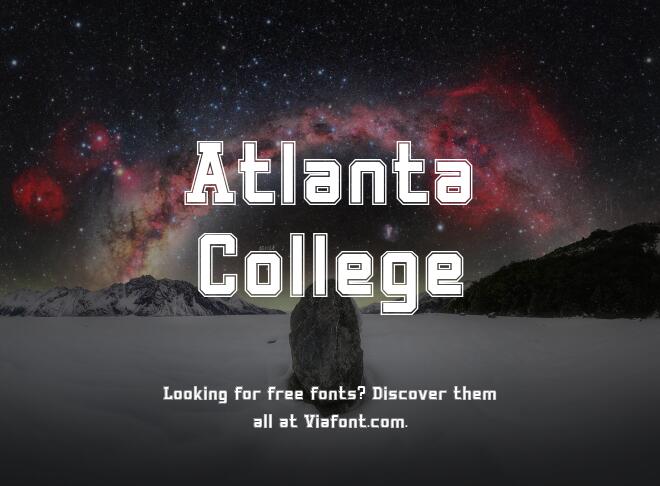 Atlanta College Font