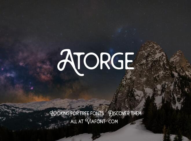 Atorge Font