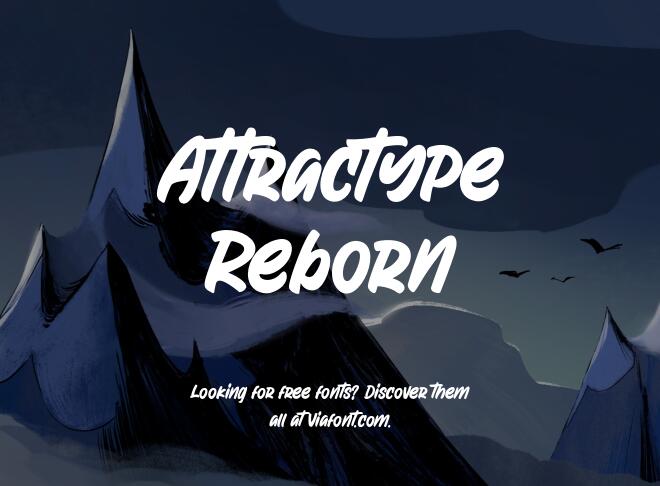 Attractype Reborn Font