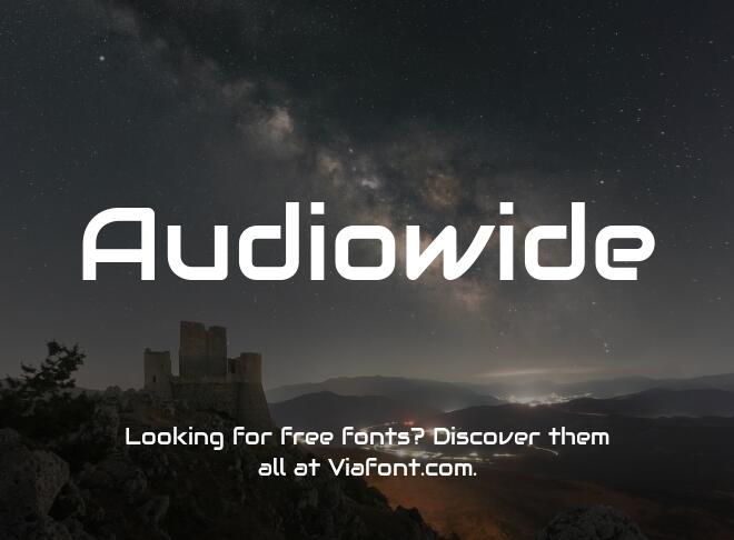 Audiowide Font