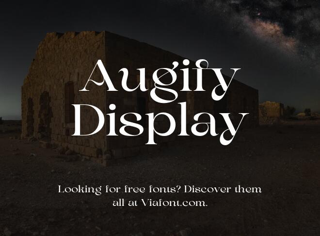 Augify Display Font