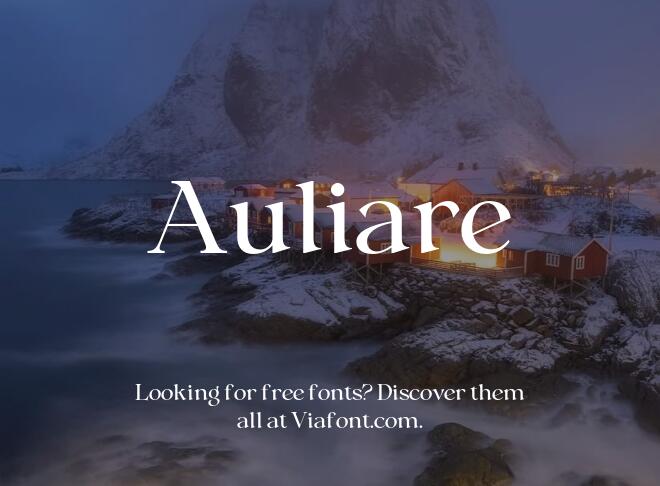 Auliare Font