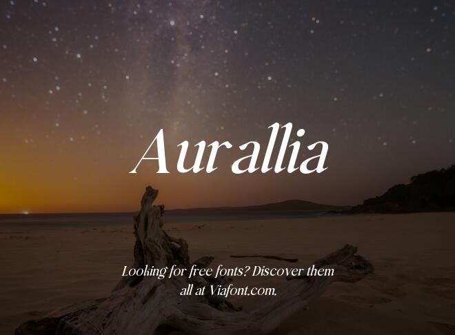 Aurallia Font