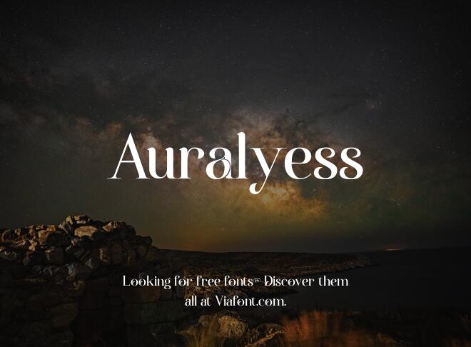 Auralyess Font