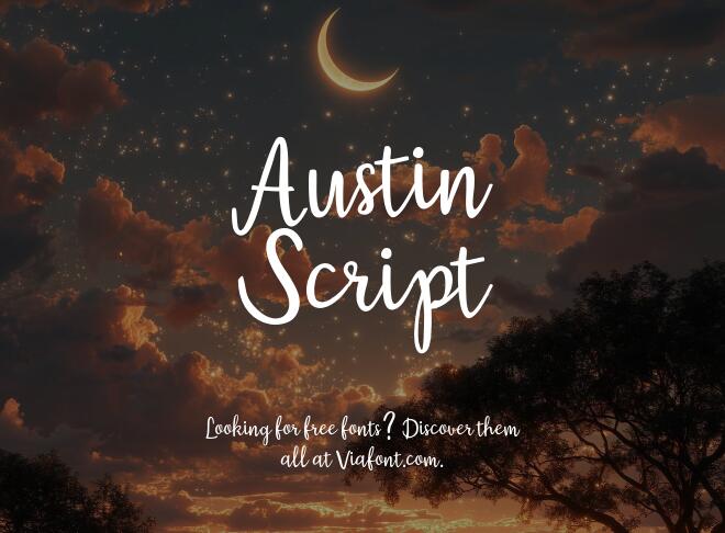 Austin Script Font