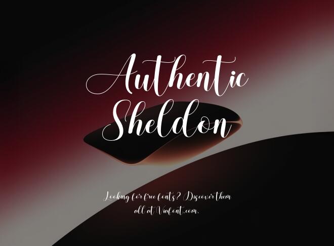 Authentic Sheldon Font
