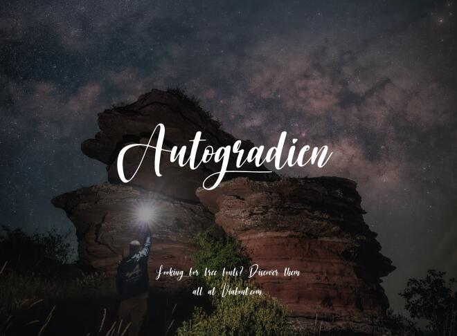Autogradien Font