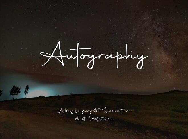 Autography Font
