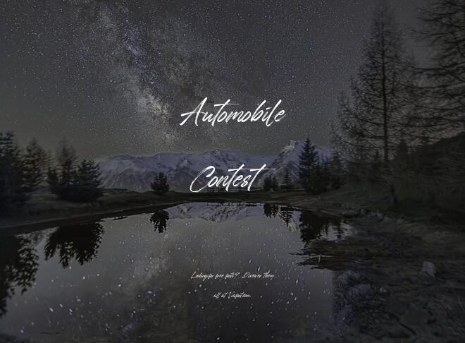 Automobile Contest Font