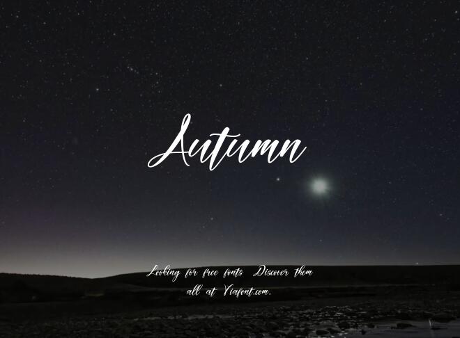Autumn Font