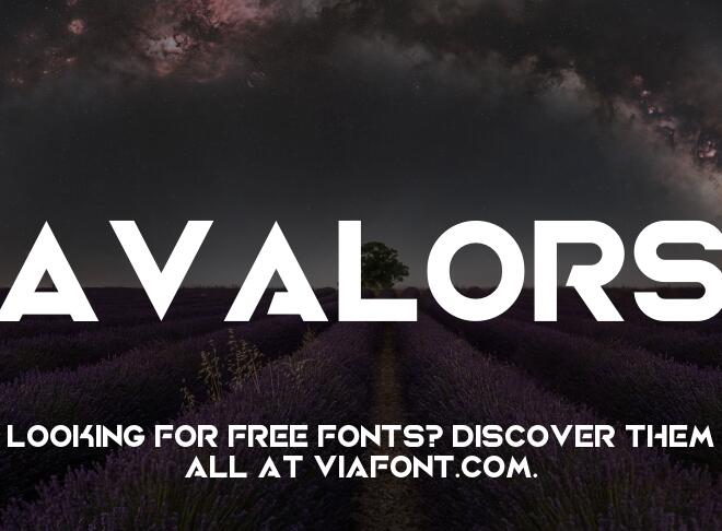 Avalors Font