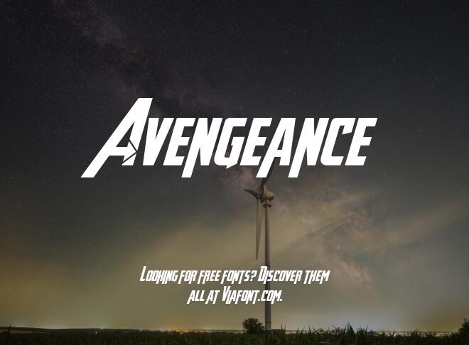 Avengeance Font