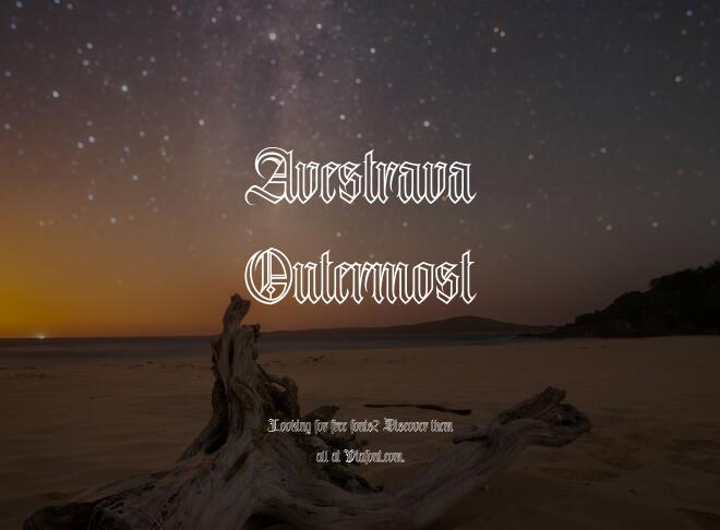 Avestrava Outermost Font