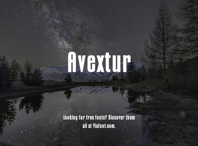 Avextur Font