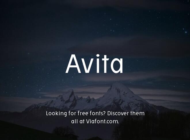 Avita Font