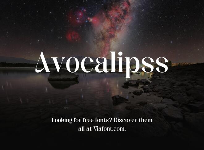 Avocalipss Font