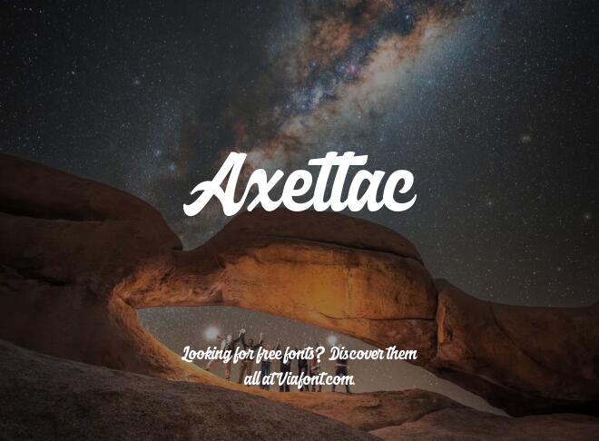 Axettac Font