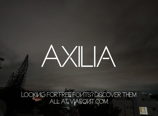 Axilia Font