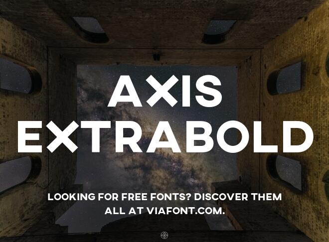 Axis Extrabold Font