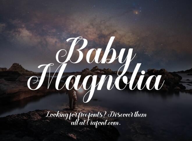 Baby Magnolia Font