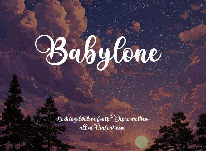 Babylone Font