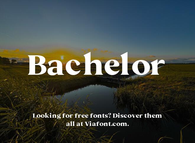 Bachelor Font
