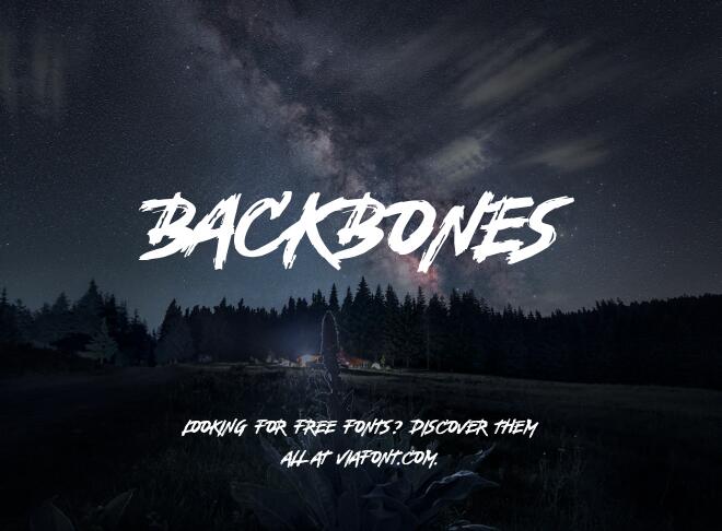 Backbones Font
