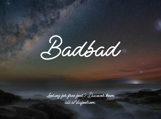 Badbad Font