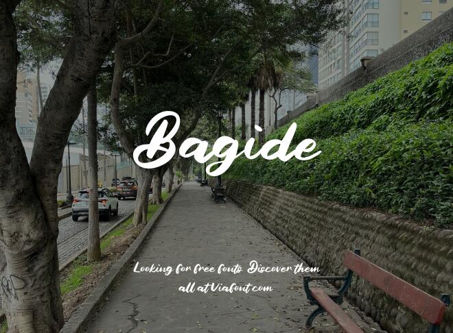 Bagide Font