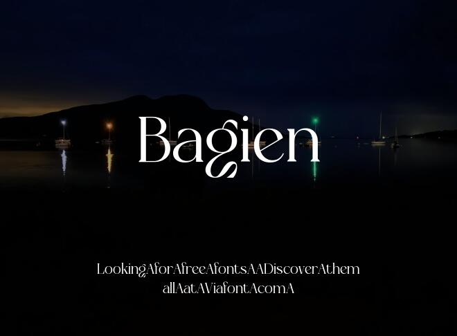 Bagien Font