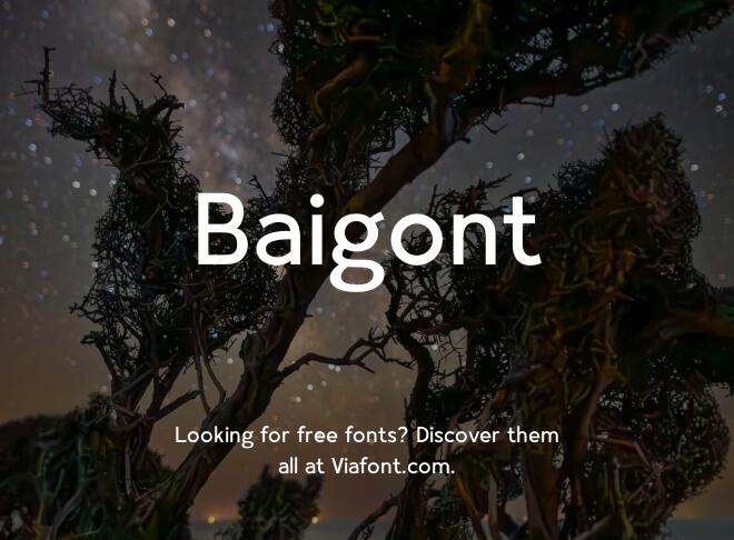 Baigont Font