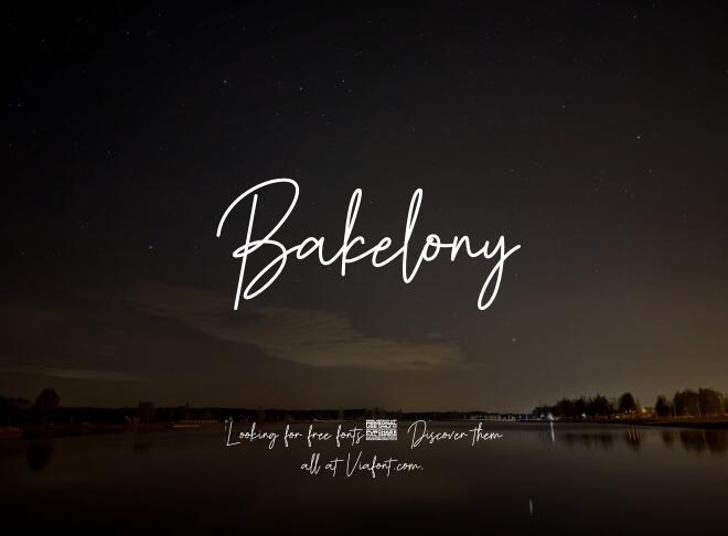 Bakelony Font