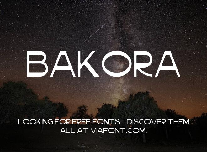 Bakora Font