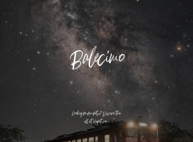 Balecimo Font