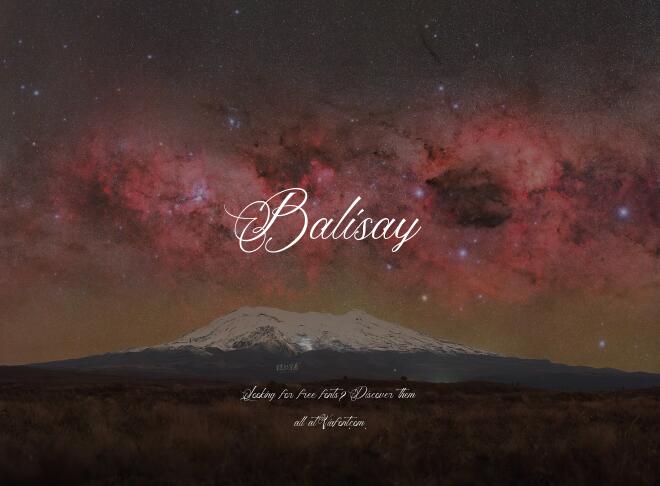 Balisay Font
