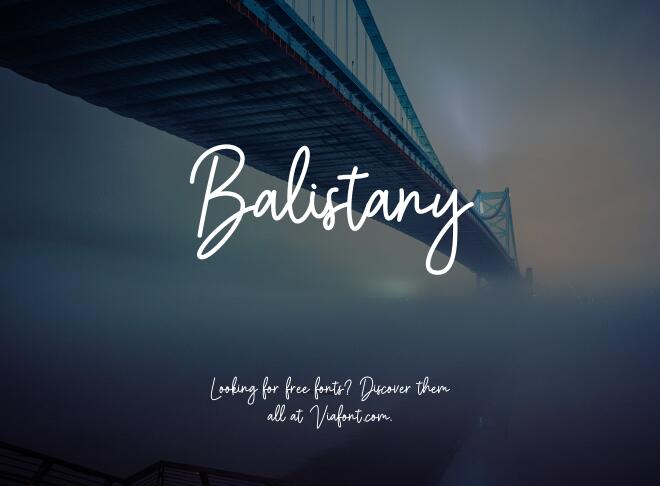 Balistany Font