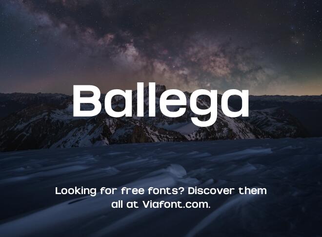 Ballega Font