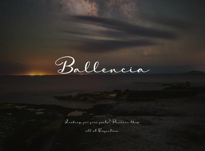 Ballencia Font