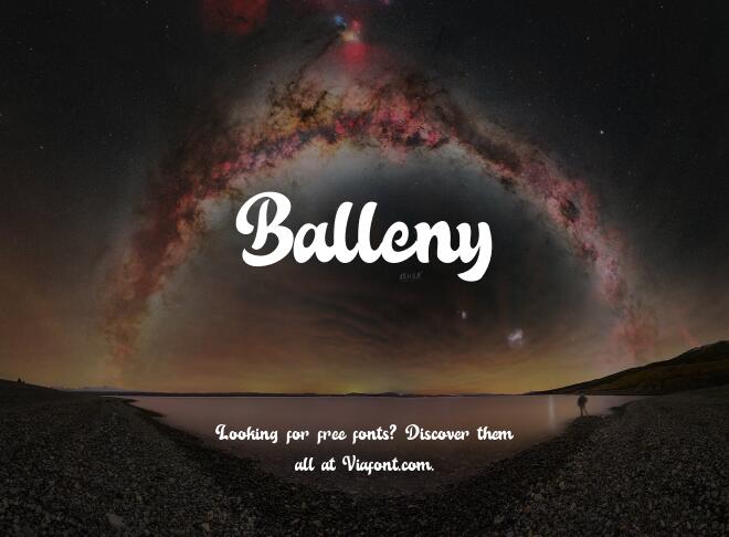 Balleny Font