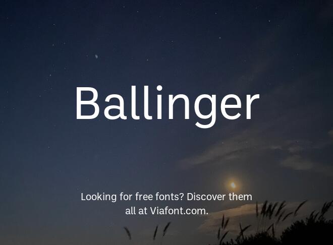 Ballinger Font