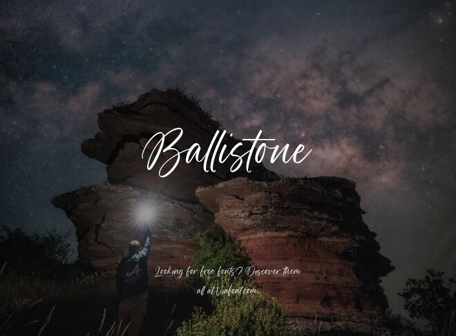 Ballistone Font