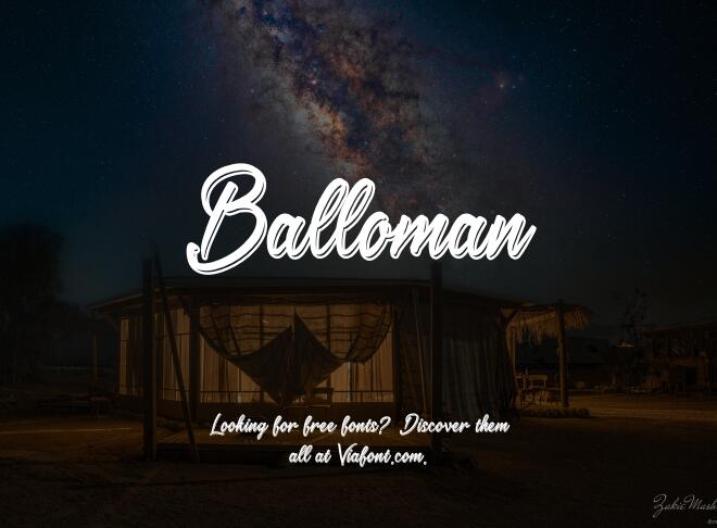 Balloman Font