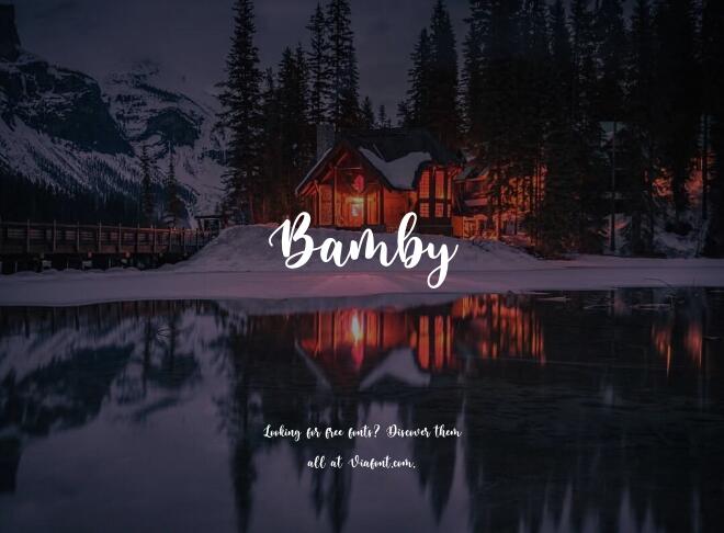 Bamby Font