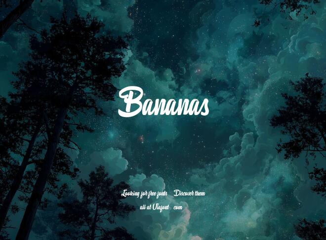Bananas Font