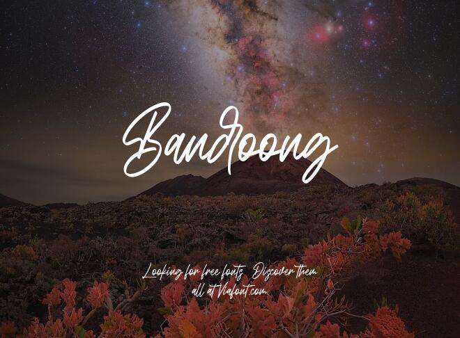 Bandoong Font