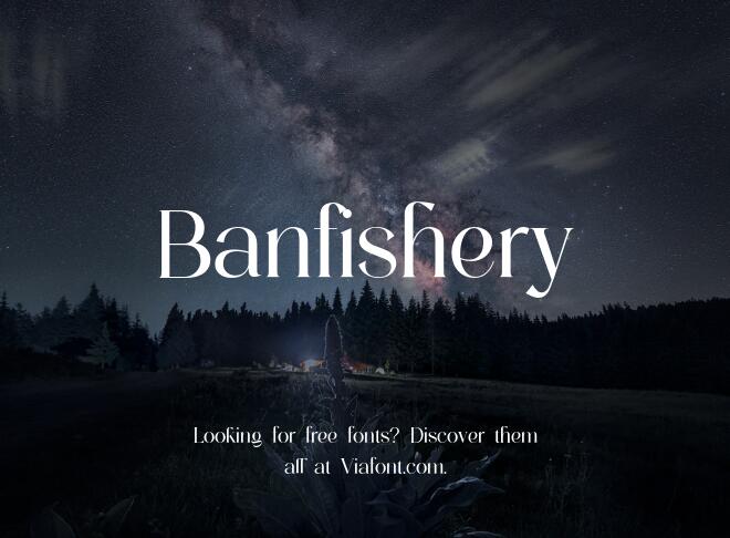 Banfishery Font