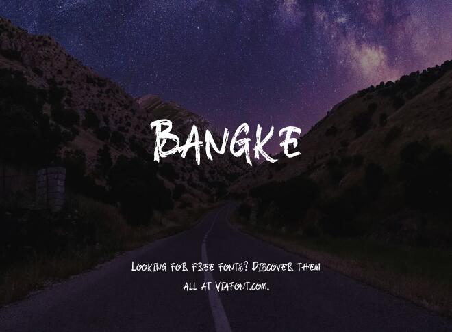 Bangke Font